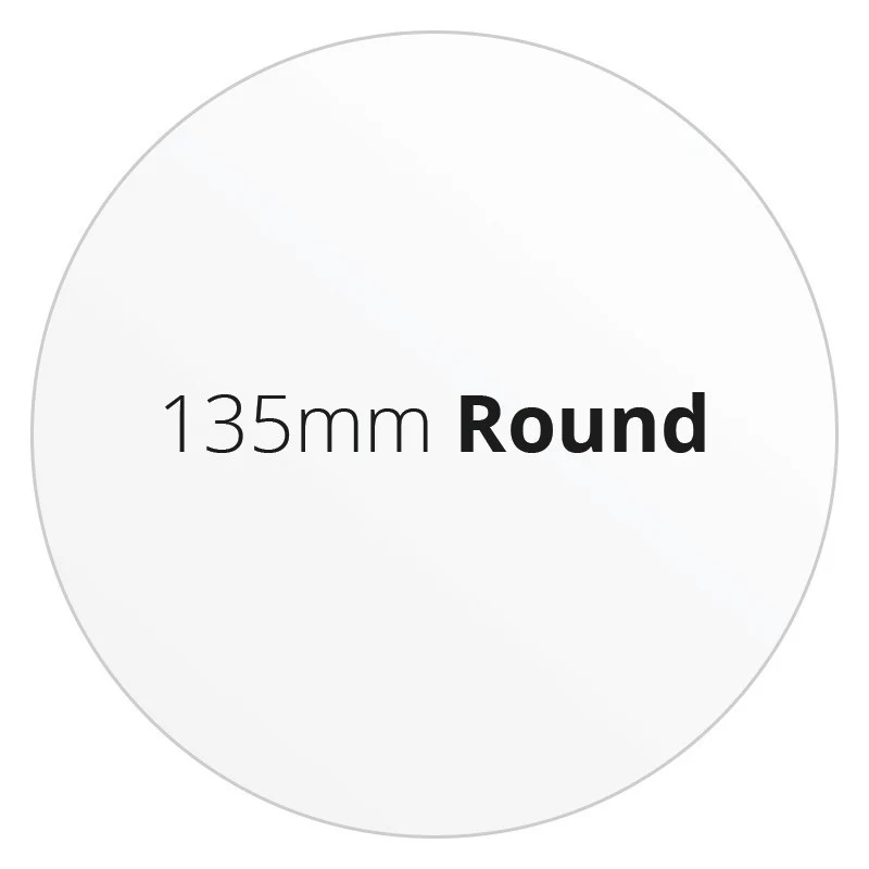 135mm Round - Premium Paper - Printed Labels & Stickers
