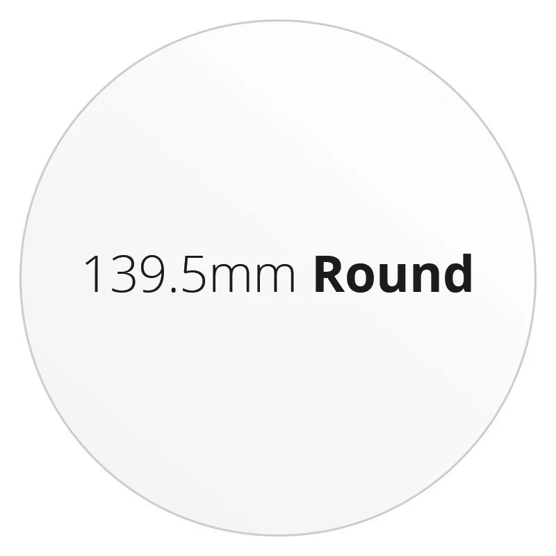 139.5mm Round - Premium Paper - Printed Labels & Stickers