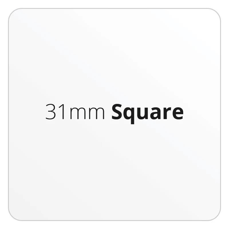 31mm Square - Premium Paper - Printed Labels & Stickers
