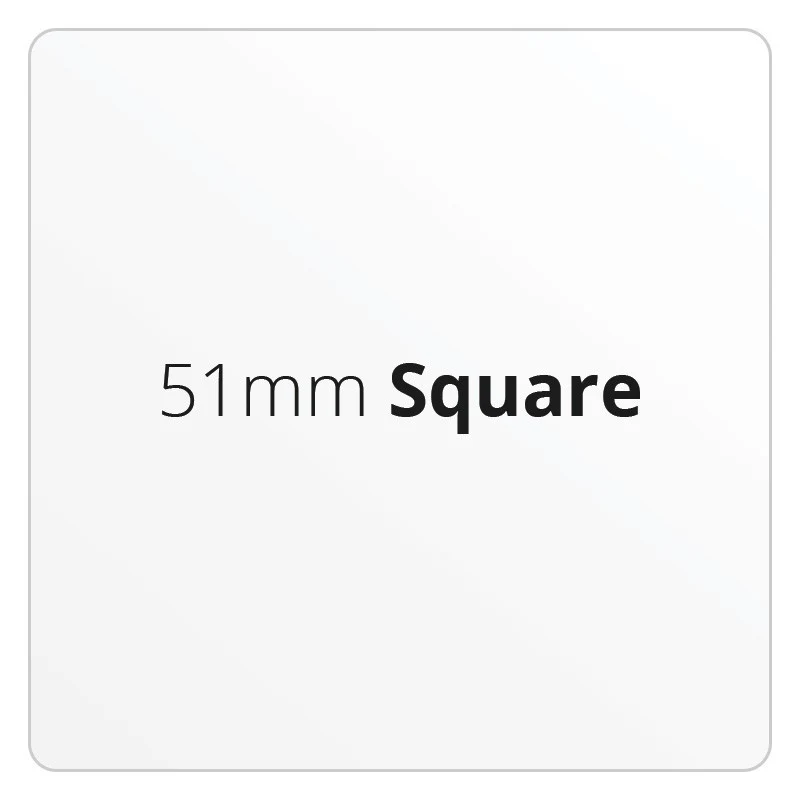 51mm Square - Premium Paper - Printed Labels & Stickers