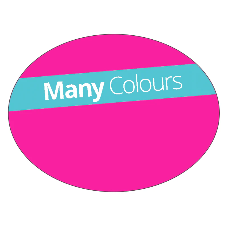 Oval - Fluorescent Vinyl - Printed Labels & Stickers - Image 4