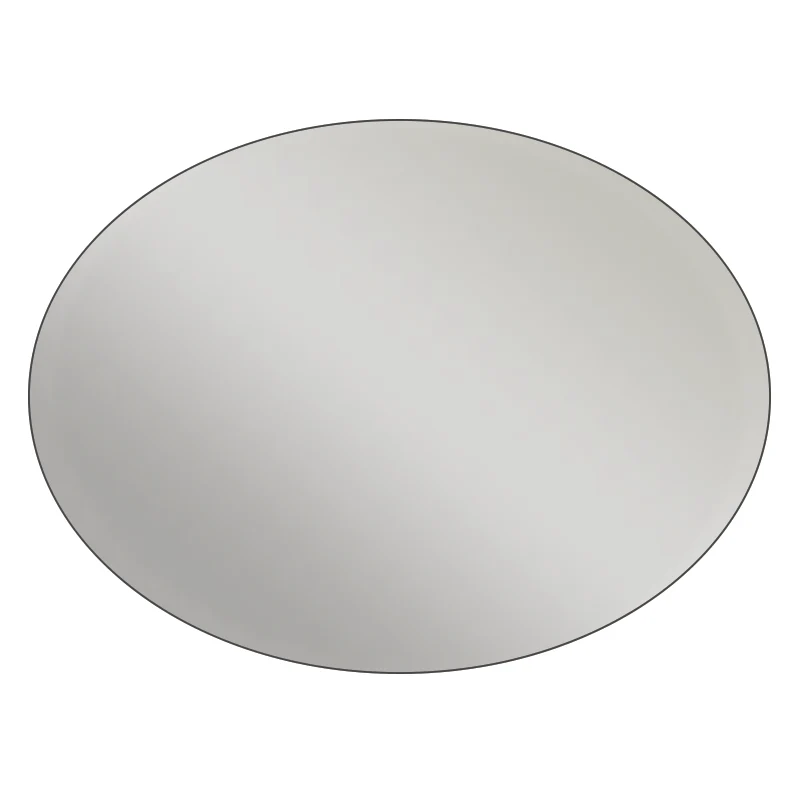 Oval - Metallic Silver Vinyl - Printed Labels & Stickers