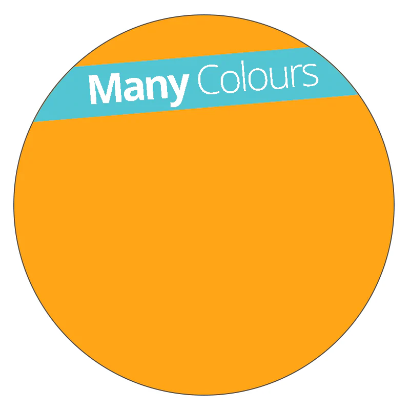 Round - Fluorescent Vinyl - Printed Labels & Stickers - Image 3