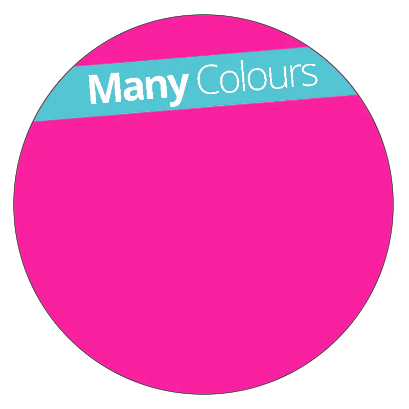 Round - Fluorescent Vinyl - Printed Labels & Stickers - Image 4