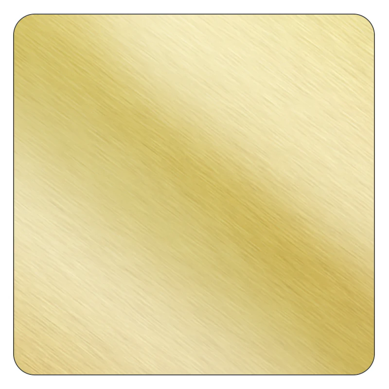 Square - Brushed Gold Vinyl - Printed Labels & Stickers