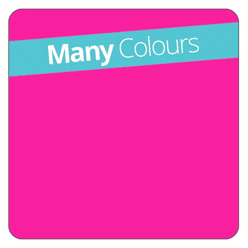 Square - Fluorescent Vinyl - Printed Labels & Stickers - Image 4